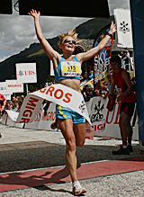 Megan Lund, vincitrice della Sierre Zinal 2010