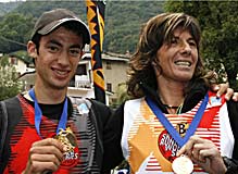 Campioni del Mondo, Kilian Jornet e Corinne Favre